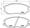 BREMBO P 30 028 Brake Pad Set, disc brake